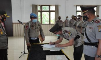 Empat Jabatan di Polres Tomohon Diserahterimakan