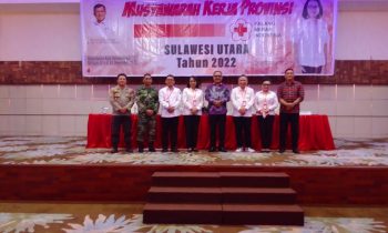 Hadiri Musyawarah Kerja, Bupati Limi Support PMI Sulut