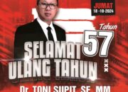 HUT Ke-57, Toni Supit Sosok Dicintai Warga Sitaro