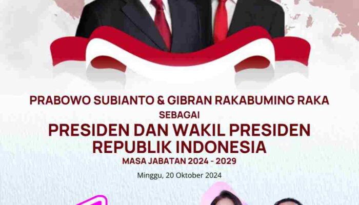 Miky-Cherly: Selamat Bertugas Probowo-Gibran sebagai Presiden dan Wapres Republik Indonesia