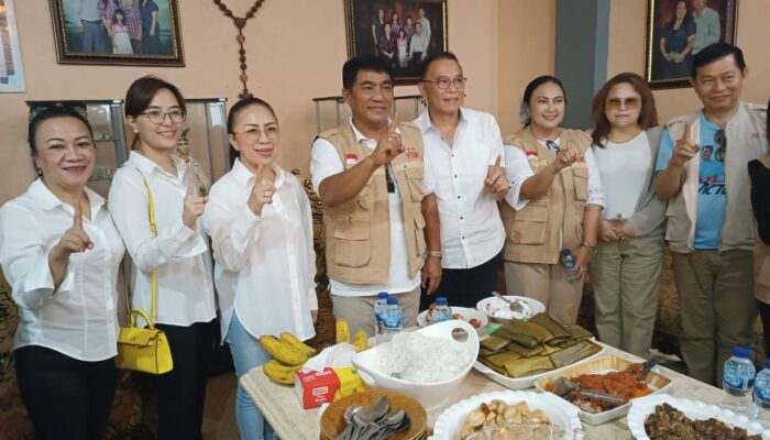 Berkunjung Tomohon, YSK-Victor Sarapan di Kediaman Cherly Mantiri