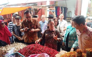 Wakil Bupati Minahasa Sidak Pasar Baru Langowan di Bulan Ramadhan