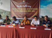 Gandeng Jurnalis, KPU Sitaro Paparkan Tahapan Pilkada 2024