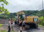 Pemkab Sitaro Buka Ruas Jalan Ulu-Ondong Yang Tertutup Lahar Dingin