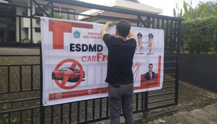 Dinas ESDMD Sulut Inisiasi Friday Car Free Day Sebagai Dukungan Terhadap Transisi Energi dan Lingkungan Sehat