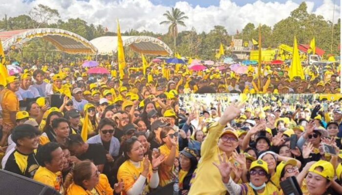 25 Caleg Golkar Kompak Kuningkan Tomohon