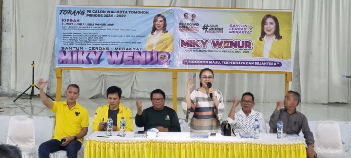 Miky Wenur, Tomohon, Partai Golkar