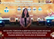 Ketua KPU Tomohon Iku Rakor Kesiapan Penyelenggaraan Pilkada Serentak