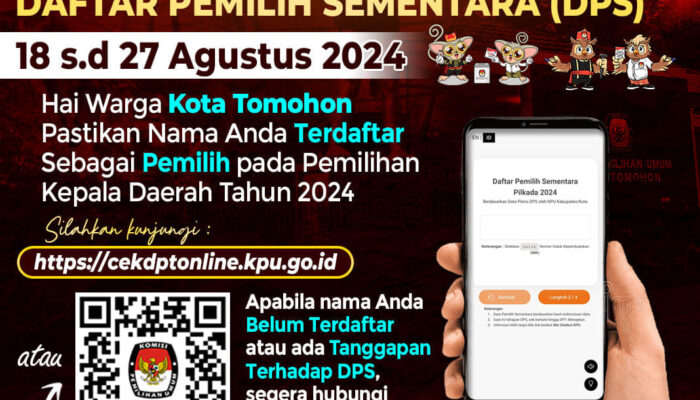 KPU Tomohon Buka Masukan dan Tanggapan terhadap DPS