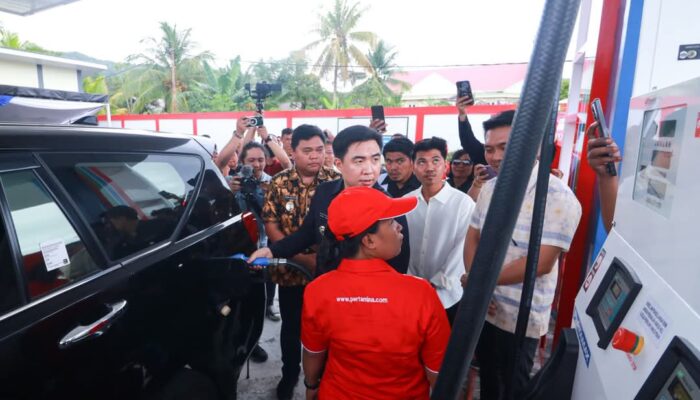 SPBU Kompak BBM Satu Harga Manganitu Resmi Beroperasi